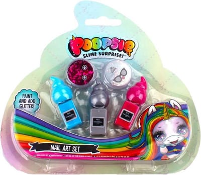 Poopsie slime surprise nail art set - Nagellak - Poopsie - Nagellak set - Creatief voor kinderen vanaf 5 jaar