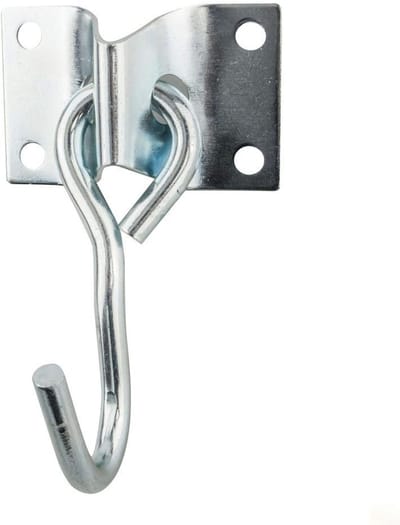 Wandhaak met Basis 70x45 mm – Gegalvaniseerd Staal
