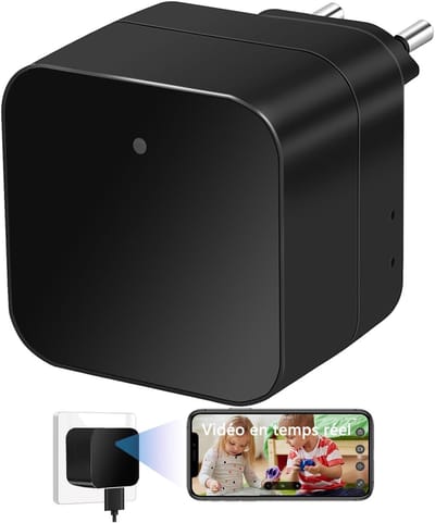 Verborgen Camera - Mini Recorder - Thuis Bewaken - Oplaadfunctie - 1080p HD - Zwart