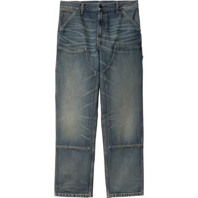Carhartt Wip Double Knee Broek Blauw