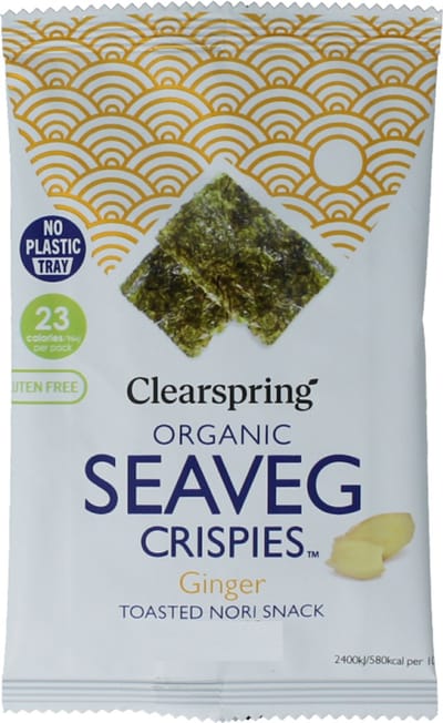Clearspring Seaveg - Crispies ginger bio 4 Gram