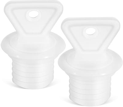 Dailygoods- Warmwaterkruik - 2 Stuks - Rubber Flessendop - Waterdichte Afdichting - Vervangbare Dop - 4,5 x 3,5 cm - Eenvoudig in Gebruik - Warmwaterfles