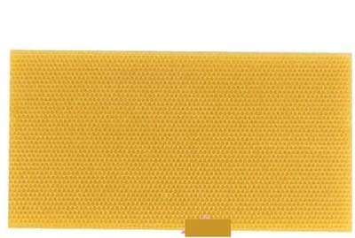 Funderingsplaten Bijenkasten - Bijenwas Vellen - Imker Gereedschap - Zelfbouw Raten - 415 x 195 cm - Geel