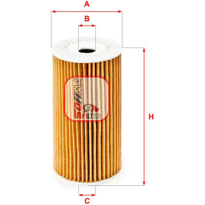 Oliefilter SOFIMA S5186PE