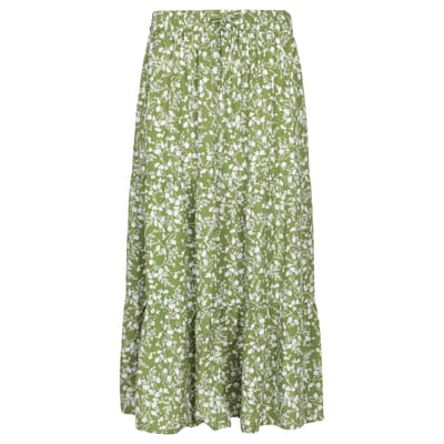 Mountain Warehouse Dames/Dames Palermo tierende midirok (Groen)