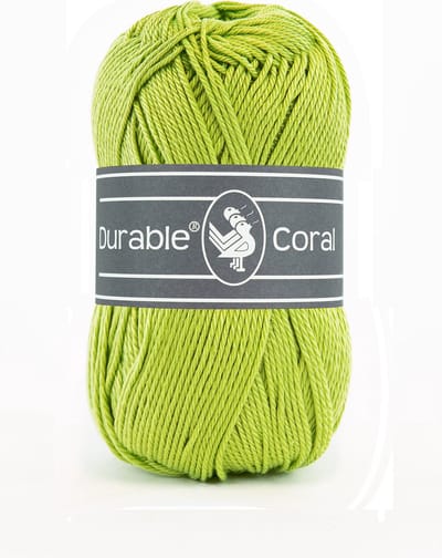 Durable Coral - 2146 yellow green - Gemerceriseerd Katoen Garen