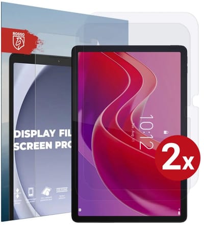 Rosso Tablet Screen Protector Geschikt voor Lenovo Tab M11 | TPU Display Folie | Ultra Clear | Case Friendly | Duo Pack Beschermfolie | 2-Pack