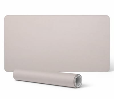 Vinyl bureauonderlegger met stijlvolle print, lichtroze, 90x45 cm