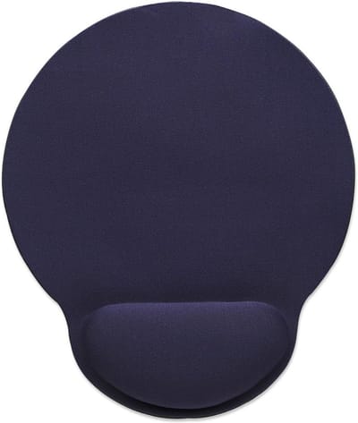 Muismat met Polssteun van Gelachtig Schuim - Blauw