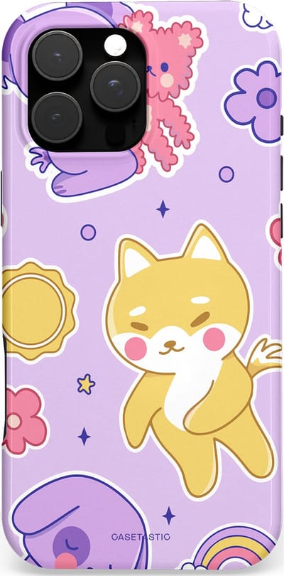 Casetastic Hoesje Geschikt voor Apple iPhone 16 Pro Max Magsafe - Stijlvolle Beschermende Duo-layer Case - Knuffelvriendjes