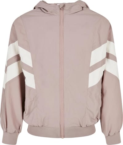 Urban Classics - Crinkle Batwing Kinder Jacket - Kids 122/128 - Roze/Beige