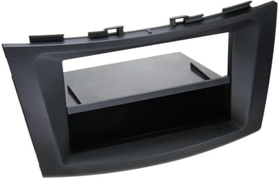 2-DIN Paneel geschikt voor met aflegbakje. Suzuki Swift (FZ/NZ) 2010-2017 - Kleur: zwart