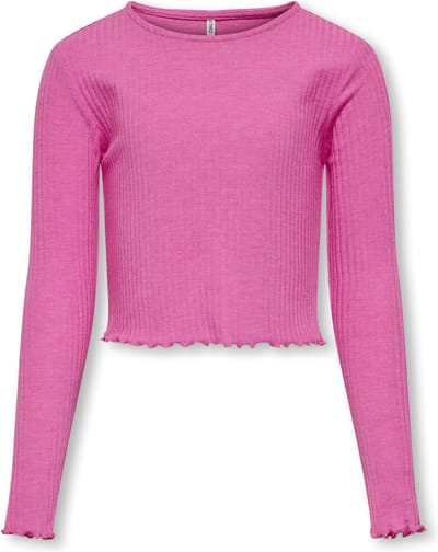 Kids longsleeve NELLA Super Pink Stretch Fit