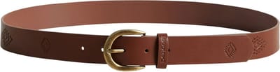 Desigual Leren Riem Belt Julieta Belt W90 Camel Bruine