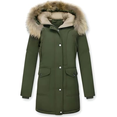 Gentile Bellini Parka jas met bontkraag
