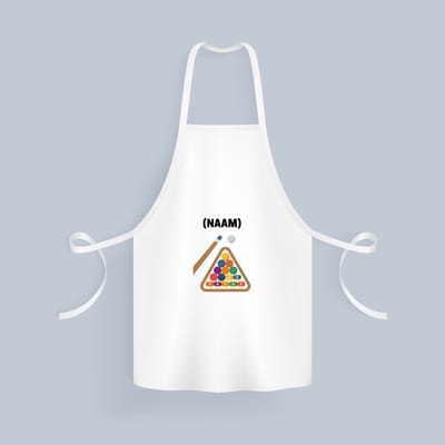 Akyol - biljart met eigen naam Keukenschort - Biljart - biljarter - sport - 82 bij 71 cm