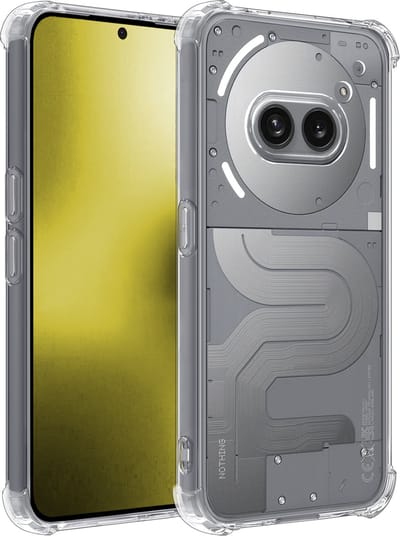 Hoesje - Geschikt voor Nothing Phone (2a) - Sterk & Shockproof - Siliconen Case - Back Cover - Telefoon Hoes Shock Proof - Telefoonhoesjes - Transparant