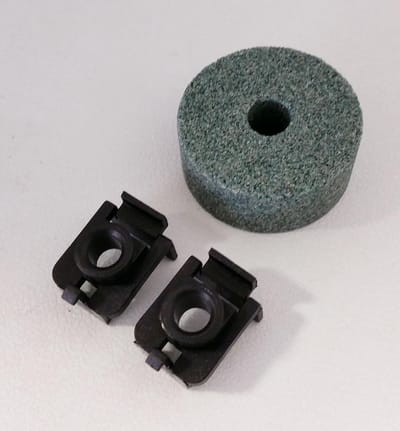Vervangingswiel Boor Slijper - Slijpwiel Siliciumcarbide - Boren Scherp Maken - Inclusief Lagers - 14 x 9 x 0.3 cm