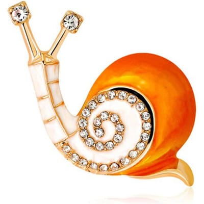Broche Abeille Insecte Volant Mode Haute Qualité Émaillée Veste Mode Accessoires Femmes Corsage Guêpe Femelle orange