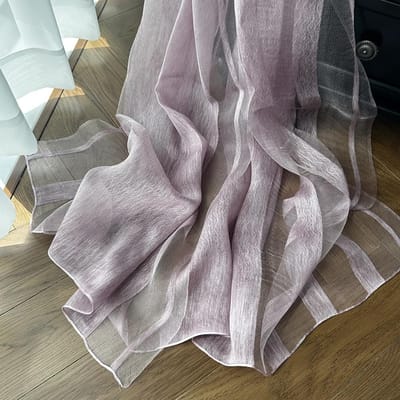 Zomerzijde Sjaal Dames Zonwering Effen Kleur Hoge Kwaliteit Moerbei Waterrimpeling Lange Sjaal Modetrend 200-78cm gray