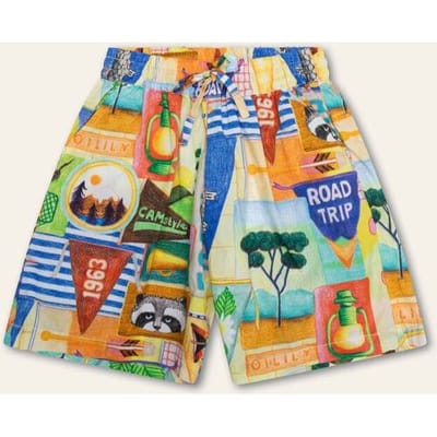 Oilily Plank Broek- maat104/4yr Surf Spray