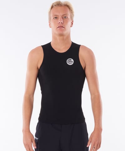 2026 Rip Curl Heren Flashbomb 0.5mm Mouwloos Vest - Black