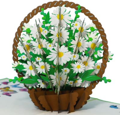 3D Pop-up Bloem Kaart Boeket Verrassing voor Verjaardag of Moederdag