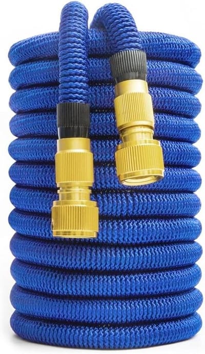 Tuinslang Uitbreidbaar - Flexibele Waterslang - Tuin Water Geven - Automatisch Krimpend - Tot 30 Meter - Zwart