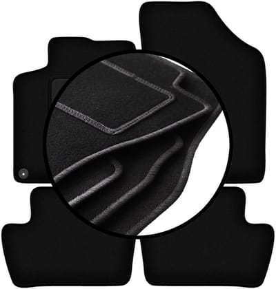 Set velours vloermatten voor: DS. 4 Crossback-hatchback (2015-2018)