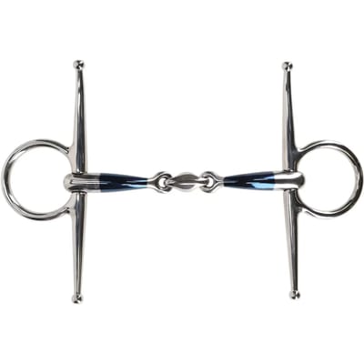 Dubbelgebroken sporenbit voor paard QHP