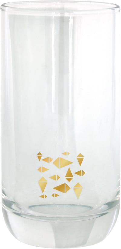 TAK Design Drinkglas Things Hoog - Glas - Ø6,5 x 12,5 cm - Koper