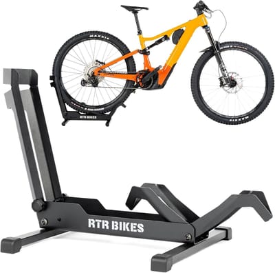 Thijox - Professionele Fietsstandaard Vloer voor E-Bike & MTB tot 30kg - Stabiel Staal, Geschikt voor 26-29 inch Banden tot 2,8" - Made in EU