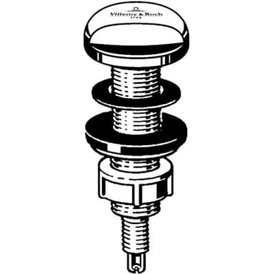 Villeroy & Boch replacement rotary handle actuation complete for eccentric set 94050761