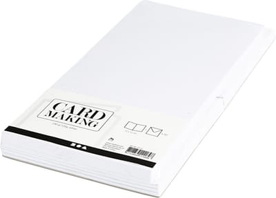Creativ Company Kaarten & Enveloppen 15x15 cm Wit 50 sets