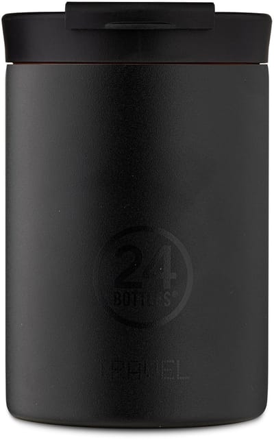 24 Bottles Travel Tumbler Tuxedo Black 350ml RVS Thermosbeker Duurzaam
