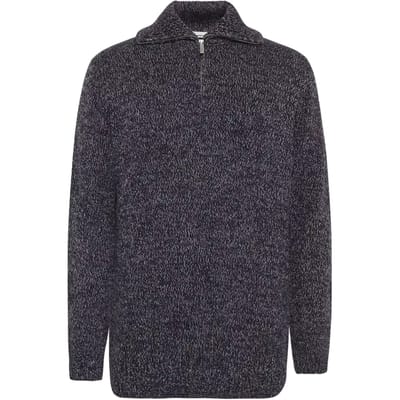 Pull kwart rits KnowledgeCotton Apparel
