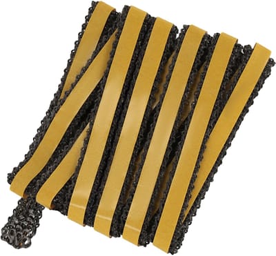 KOTARBAU® Kachelband, Kachelkoord, 12 x 3 mm, Ovenafdichtband, 2,5 m, Haardafdichting, Glasvezel, Zwart, Zelfklevende Glasvezel Touw, Hittebestendig Vuurvaste Deurpakking
