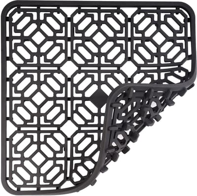 Dailygoods- Spoelmat 30 x 30 cm - Siliconen Afdruipmat - Antislip - Hittebestendig - Geschikt voor Vaatwasser - Verhoogde Voetjes - Afwasmat