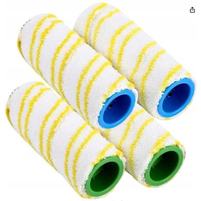 2x Microvezel Rollen voor Kärcher FC3 FC5 FC7 FC8 EWM2 Mops