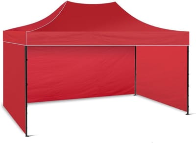 Opvouwbaar Paviljoen - Feesttent Tuin - Buitenactiviteiten Organiseren - Waterdicht UV-bestendig - 2x3 meter - Rood