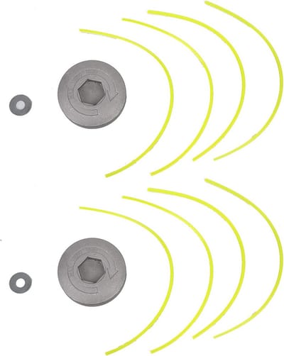 Grasmaaier Accessoires - Dubbele Kop Benzine Bosmaaier, Platte Kop Maaier Touw, Vervangingsspoel (2 Stuks)