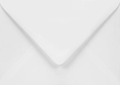 Gladde witte enveloppen A6 - 125 x 175 mm - B6 - 25 stuks - NK natgelijmde - 120 gram - Z-Bond - Netuno