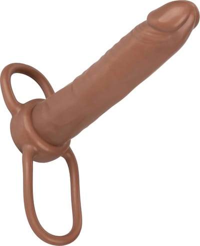 Strap On Voorbinddildo Accommodator dual Penetrator Beige