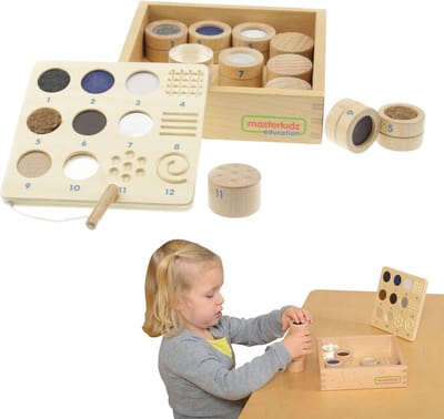 Raad door aanraking materiaal en textuur 12 Montessori-elementen - UNI
