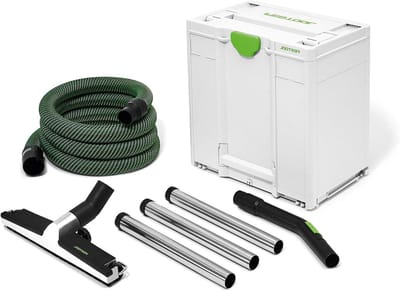 Werkplaats Reinigingsset - Stofzuiger Accessoires - Werkplaats Schoonhouden - Antistatische Slang - D 36 mm - Grijs