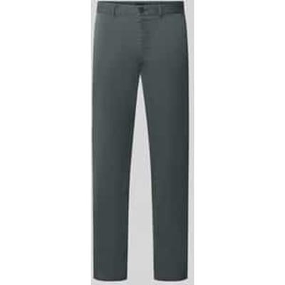 Slim fit chino van katoenmix model 'Chino Slim'