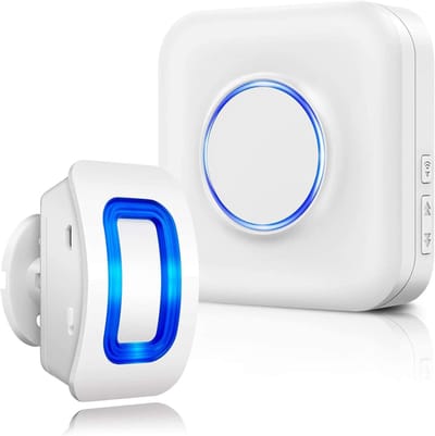 VIN® Opritverklikker - Entreemelder – Anti Diefstal Alarmsysteem – Waterdicht – Voor Buiten - Oprit Verklikker - Doorgangsmelder - Beveiliging – Toegangsmelder – 150 M Bereik - Wit