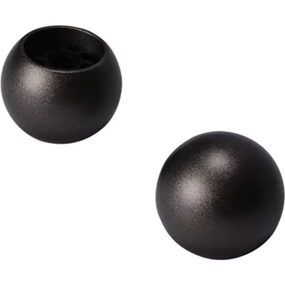 Decomode Eindknop Gordijnroede Bol Antraciet 28mm 2st