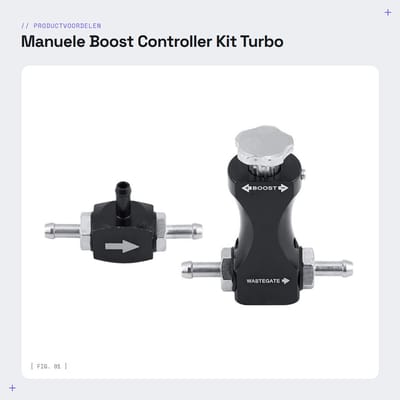Dailygoods- Boost Controller - Handmatige Boost Controller Kit - Turbo Accessoire - Verstelbare Turbo T-Stuk - Ontluchtingsventiel - Universeel voor Auto