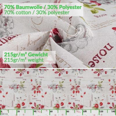 ANRO Tafelkleed Bessen Meerkleurig 130x90cm Rechte rand Afwasbaar Waterafstotend Binnen & Buiten